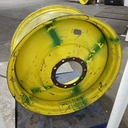 18"W x 42"D, John Deere Yellow 10-Hole Formed Plate