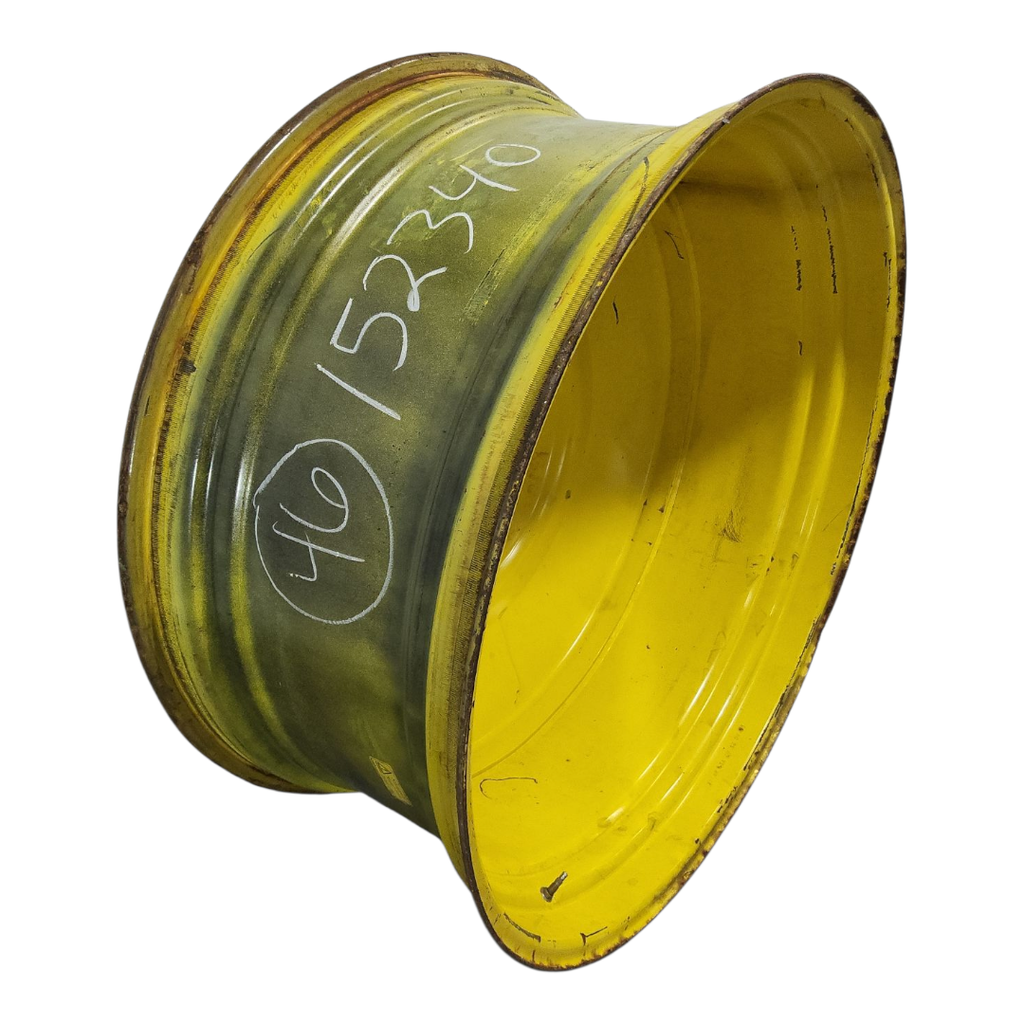 20"W x 46"D, John Deere Yellow 10-Hole Formed Plate