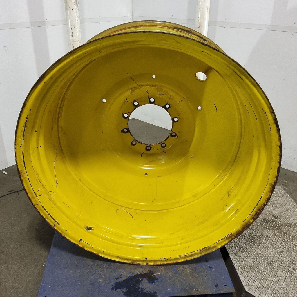 20"W x 46"D, John Deere Yellow 10-Hole Formed Plate