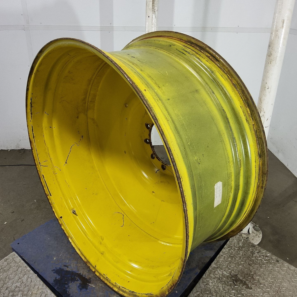 20"W x 46"D, John Deere Yellow 10-Hole Formed Plate