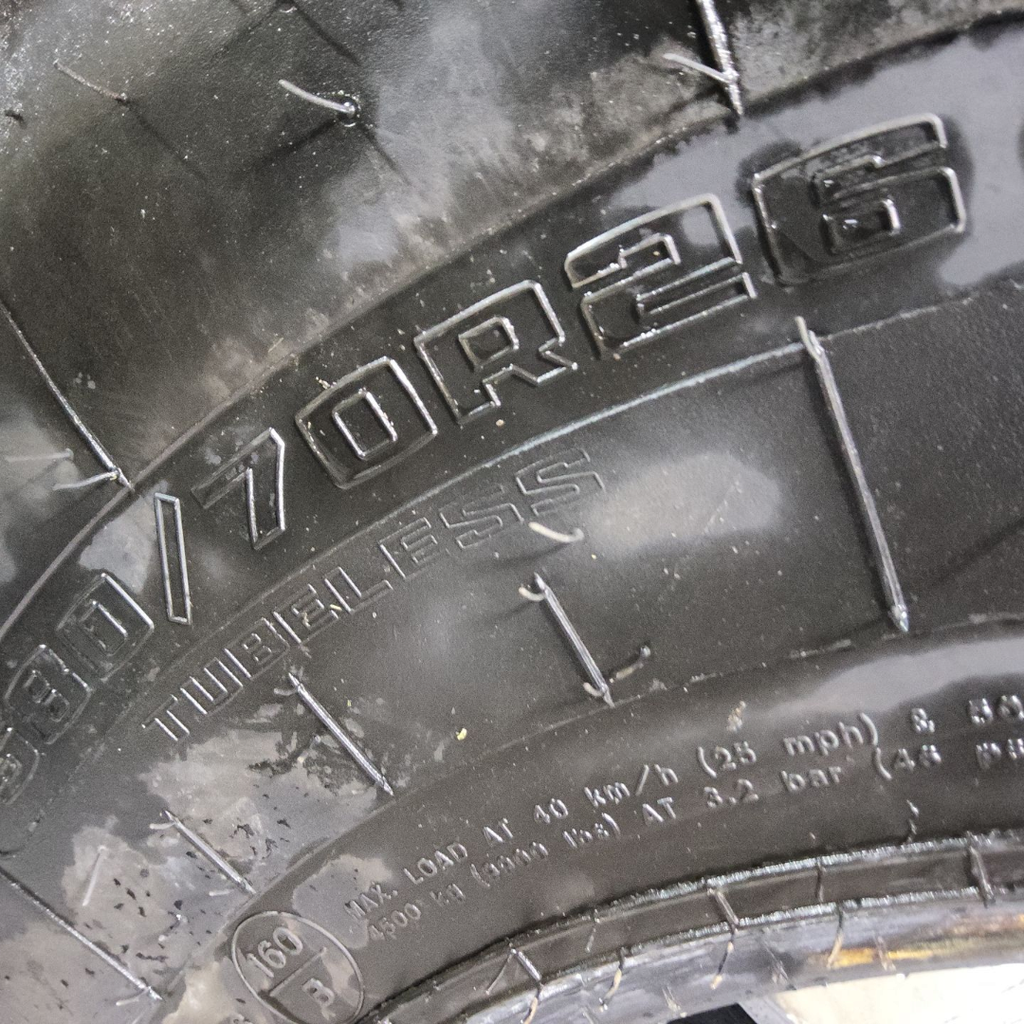 580/70R26 Goodyear Farm All Weather Radial R-3 160A8 80%