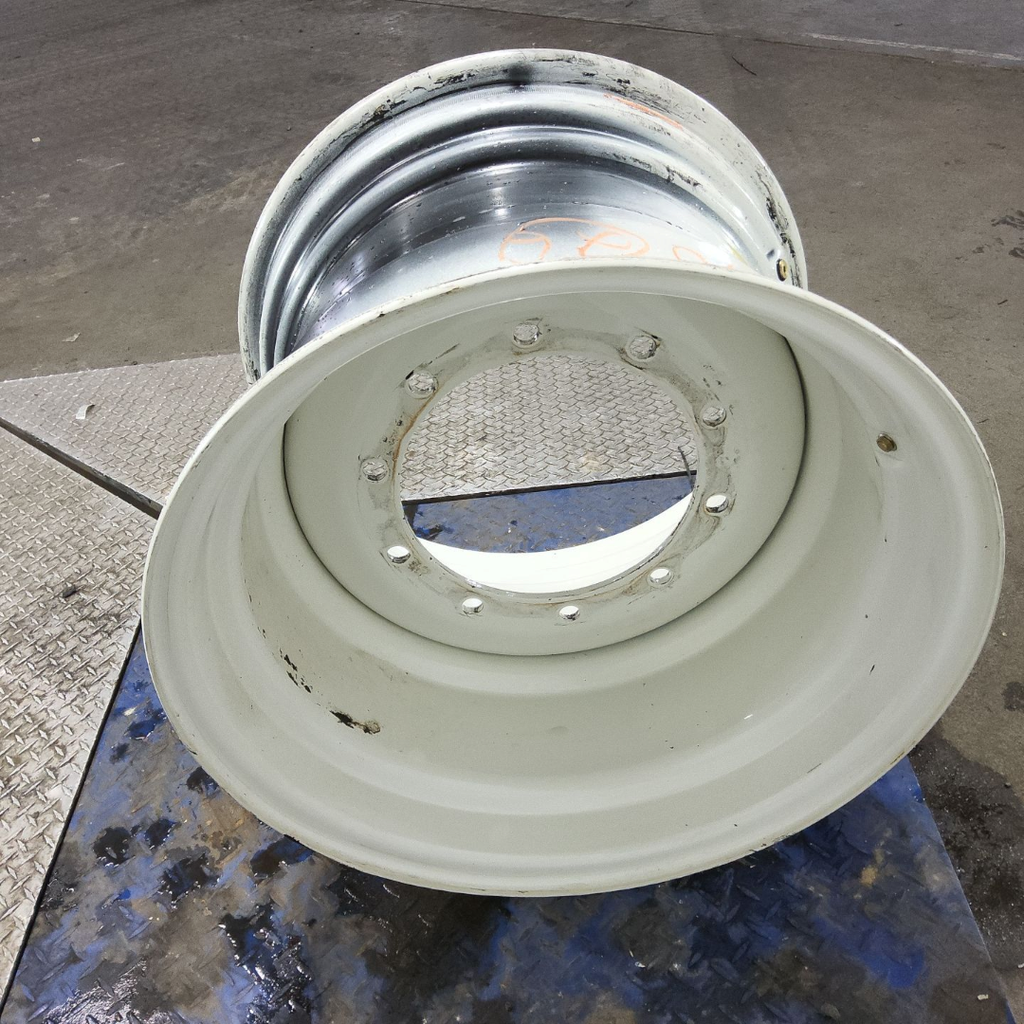 20"W x 26"D, New Holland White 8-Hole Formed Plate