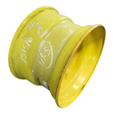 12.25"W x 19.5"D, John Deere Yellow 8-Hole Formed Plate