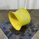 12.25"W x 19.5"D, John Deere Yellow 8-Hole Formed Plate
