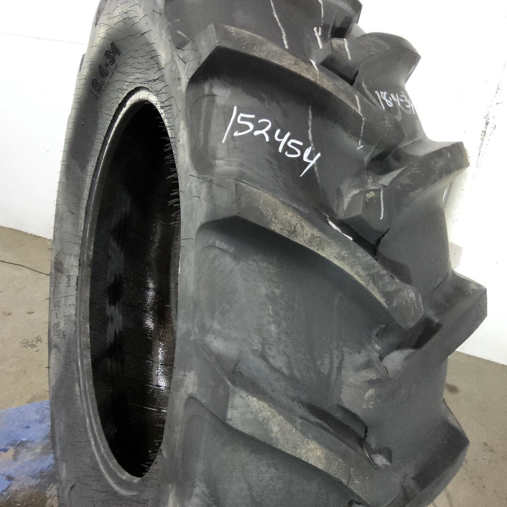 USED 18.4-34 Samson R-1KA Farm Rear Agri-Track R-1+ E (10 Ply), 80% for ...
