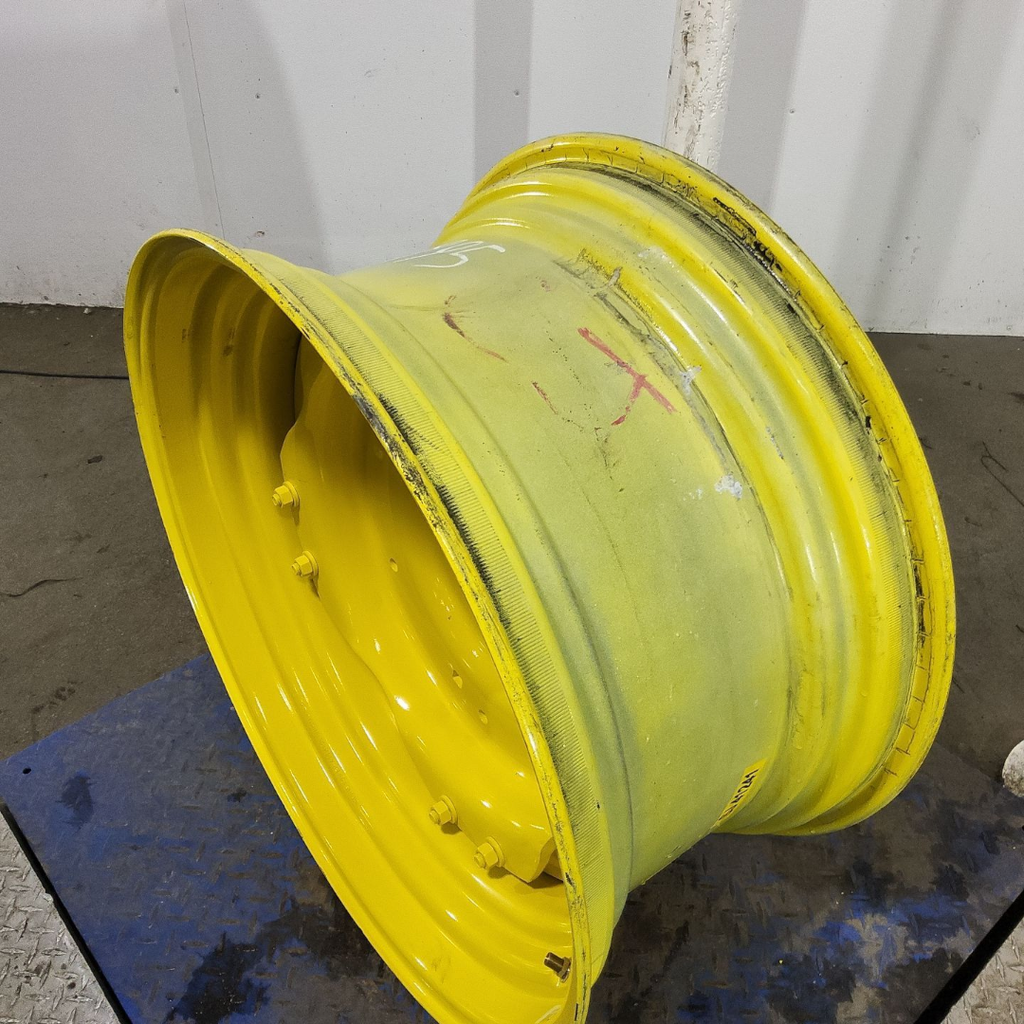 15"W x 30"D, John Deere Yellow 8-Hole Stub Disc (groups of 2 bolts)