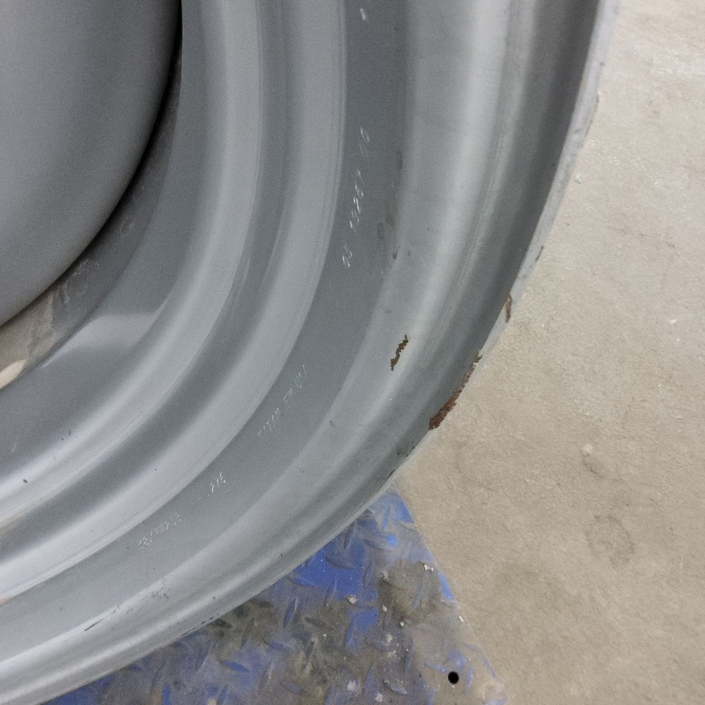 25"W x 38"D, Case IH Silver Mist 10-Hole Formed Plate