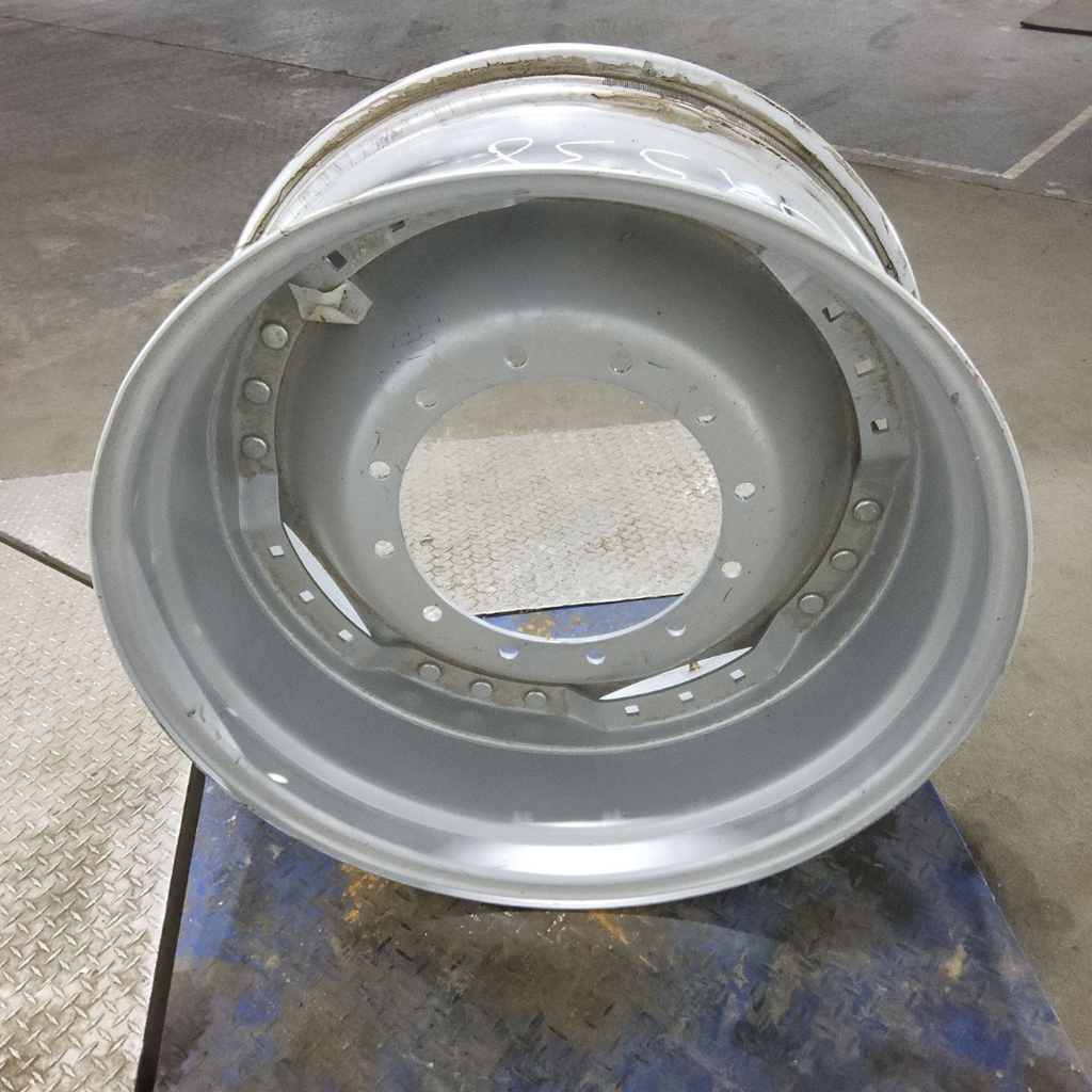 15"W x 34"D, Case IH Silver Mist 12-Hole Waffle Wheel (Groups of 3 bolts)