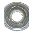 12-Hole Waffle Wheel (Groups of 3 bolts) Center for 34" Rim, Case IH Silver Mist