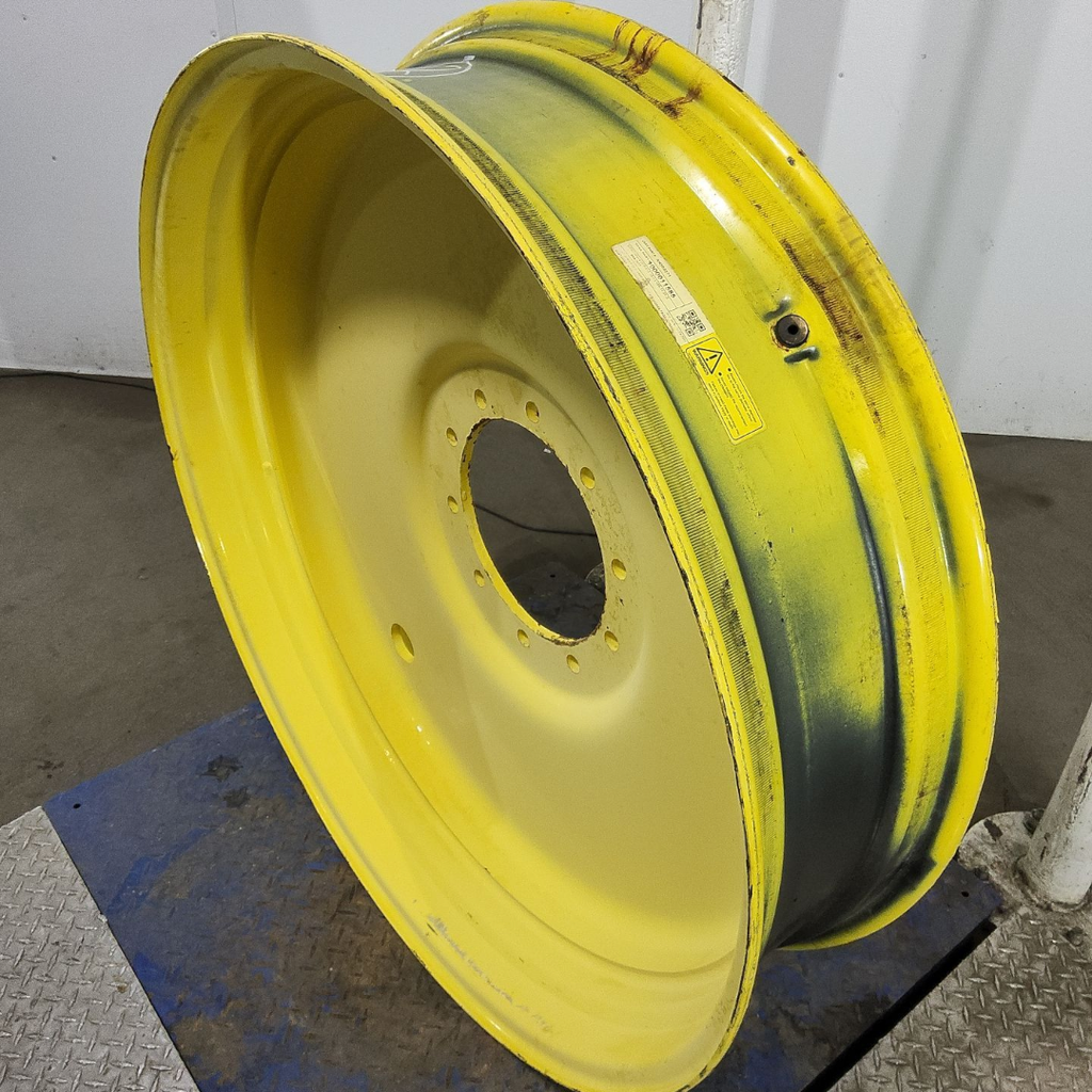 10"W x 42"D, John Deere Yellow 10-Hole Formed Plate Sprayer