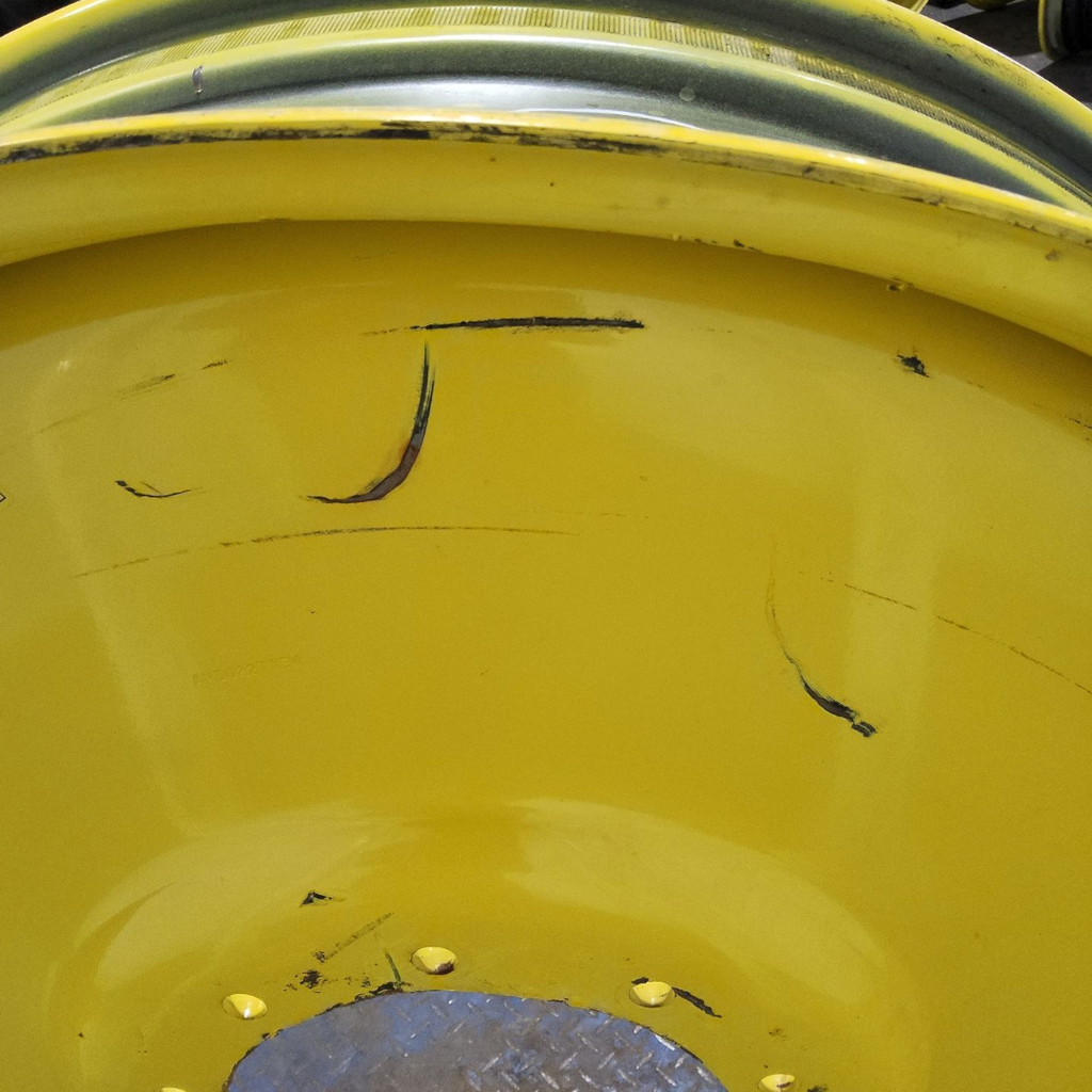 10"W x 42"D, John Deere Yellow 10-Hole Formed Plate Sprayer