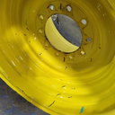 25"W x 26"D, John Deere Yellow 10-Hole Formed Plate