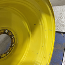 20"W x 34"D, John Deere Yellow 8-Hole Formed Plate