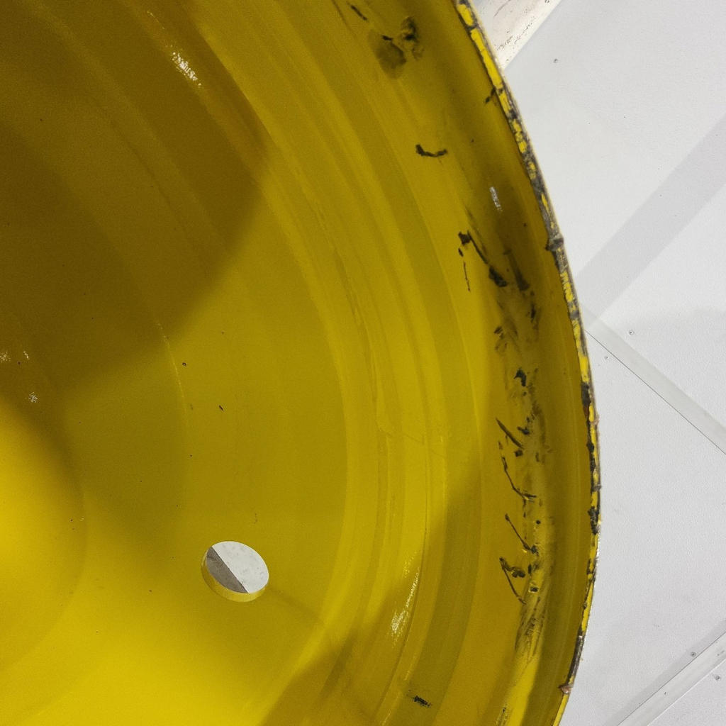 13"W x 46"D, John Deere Yellow 12-Hole Bubble Disc