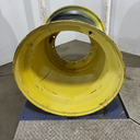 36"W x 32"D, John Deere Yellow 12-Hole Formed Plate