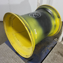 36"W x 32"D, John Deere Yellow 12-Hole Formed Plate