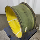 18"W x 38"D, John Deere Yellow 10-Hole Formed Plate
