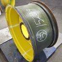 18"W x 38"D, John Deere Yellow 10-Hole Formed Plate