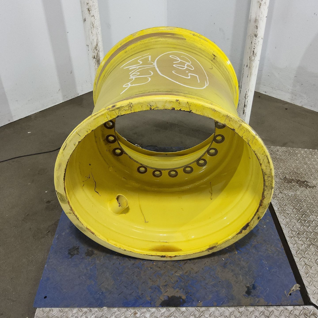 26.00W x 28"D, John Deere Yellow 19-Hole Flat Plate