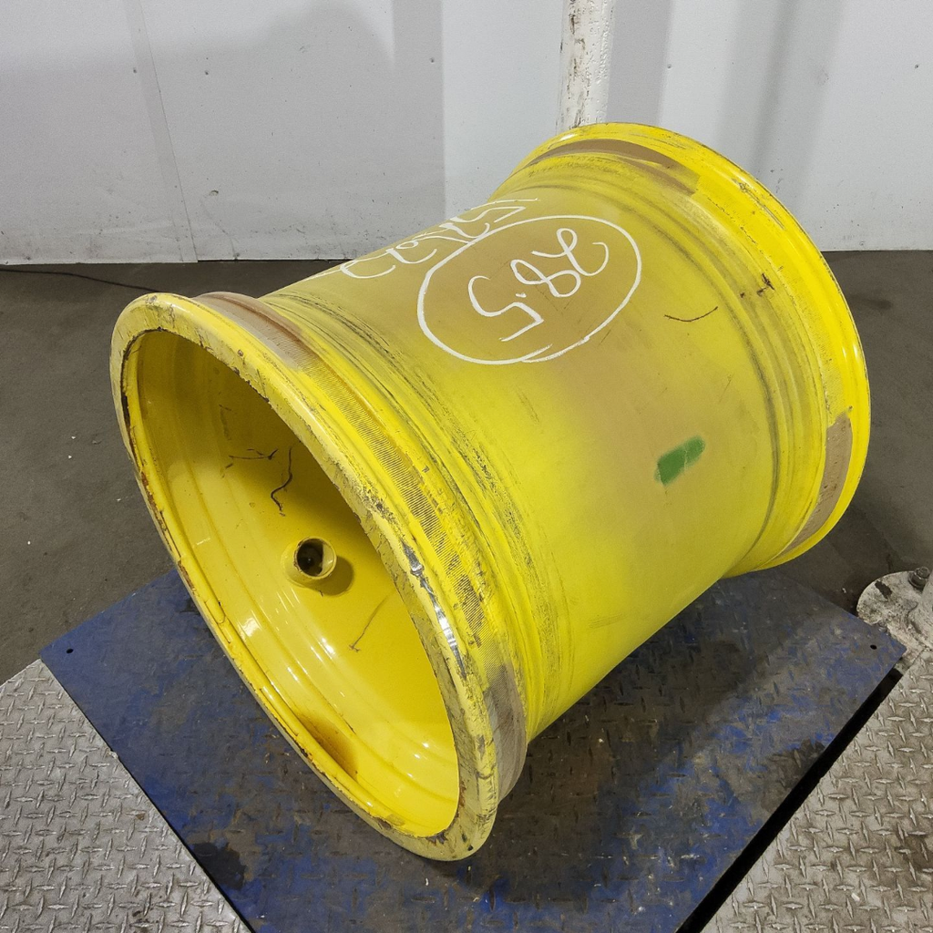 26.00W x 28"D, John Deere Yellow 19-Hole Flat Plate