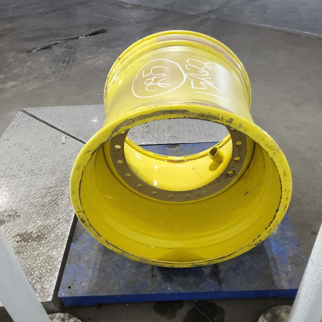 26.00W x 28"D, John Deere Yellow 19-Hole Flat Plate