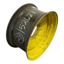 12"W x 24"D, John Deere Yellow 8-Hole Formed Plate