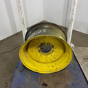 12"W x 24"D, John Deere Yellow 8-Hole Formed Plate