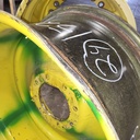 12"W x 24"D, John Deere Yellow 8-Hole Formed Plate