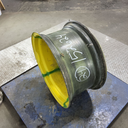 12"W x 24"D, John Deere Yellow 8-Hole Formed Plate