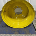 25"W x 26"D, John Deere Yellow 8-Hole Formed Plate
