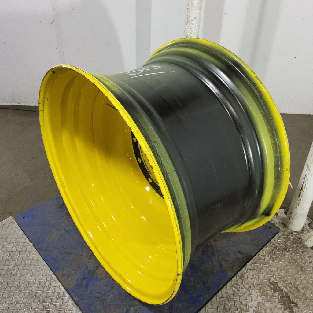 20"W x 34"D, John Deere Yellow 12-Hole Formed Plate