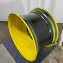 20"W x 34"D, John Deere Yellow 12-Hole Formed Plate