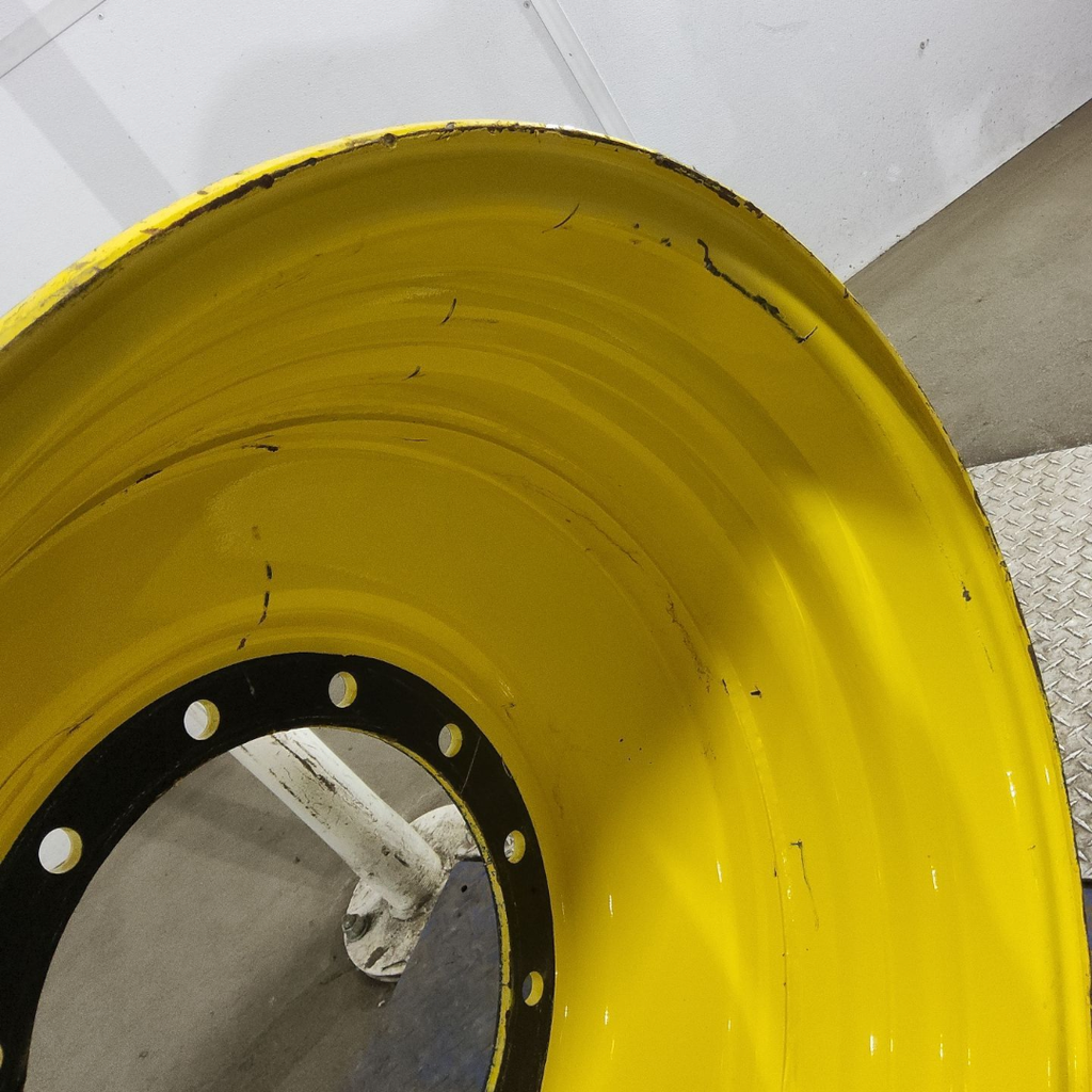 20"W x 34"D, John Deere Yellow 12-Hole Formed Plate