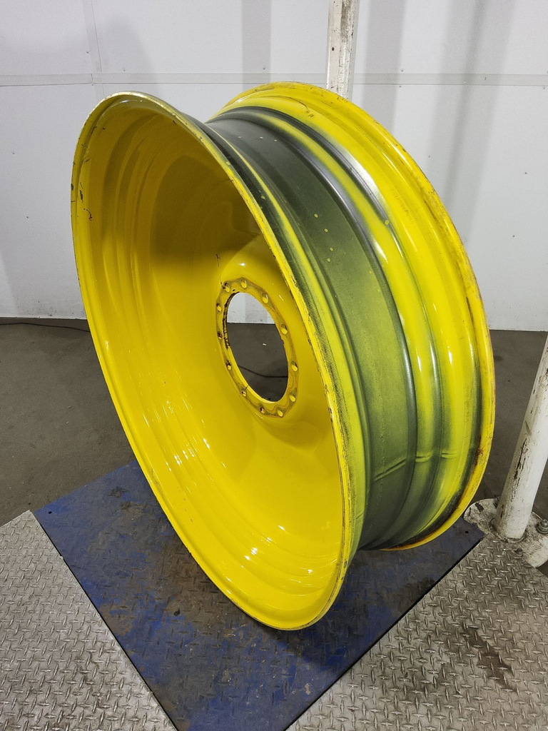 13"W x 46"D, John Deere Yellow 12-Hole Bubble Disc
