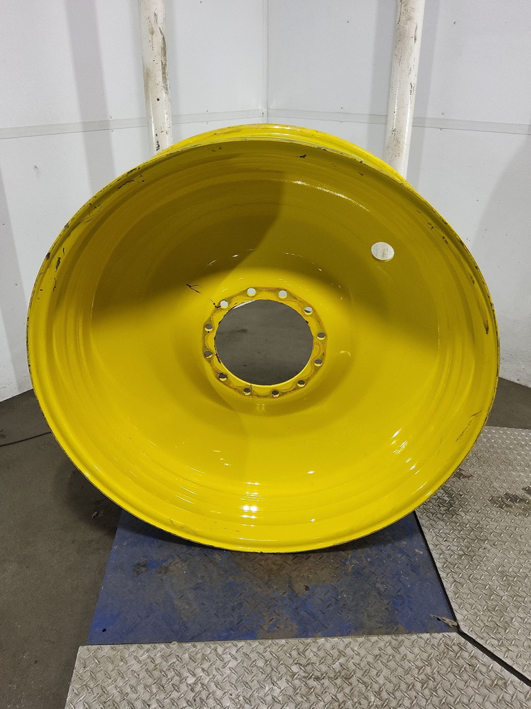 13"W x 46"D, John Deere Yellow 12-Hole Bubble Disc