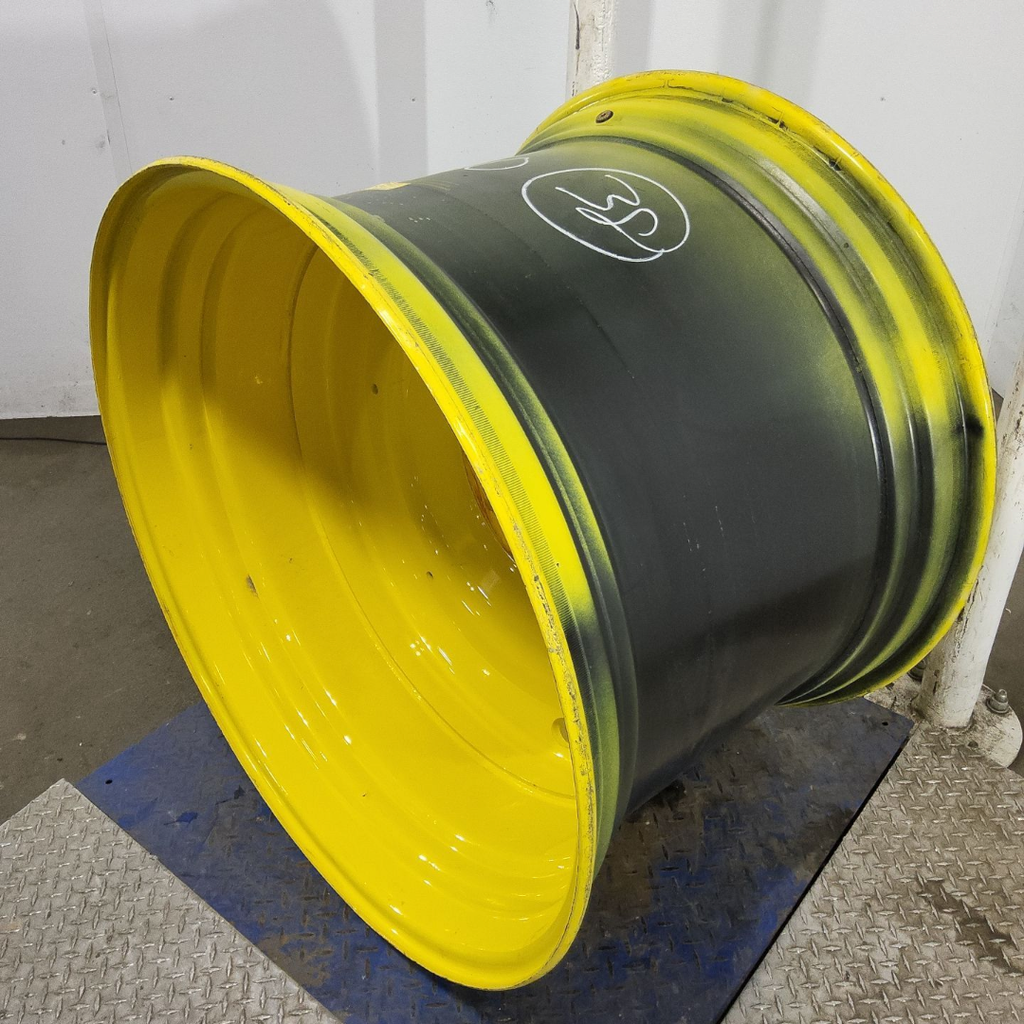 27"W x 38"D, John Deere Yellow 10-Hole Formed Plate