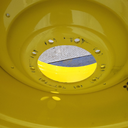 27"W x 38"D, John Deere Yellow 10-Hole Formed Plate