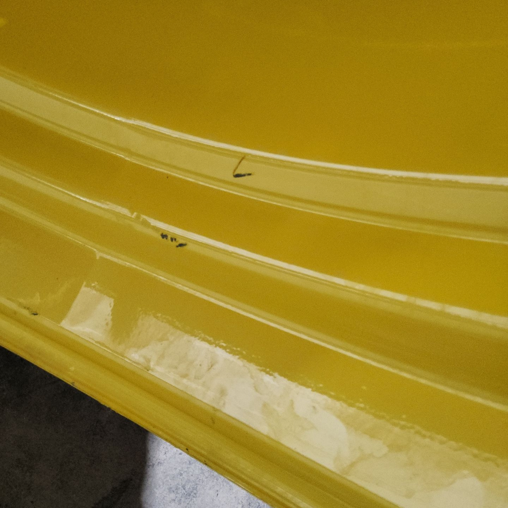 27"W x 38"D, John Deere Yellow 10-Hole Formed Plate