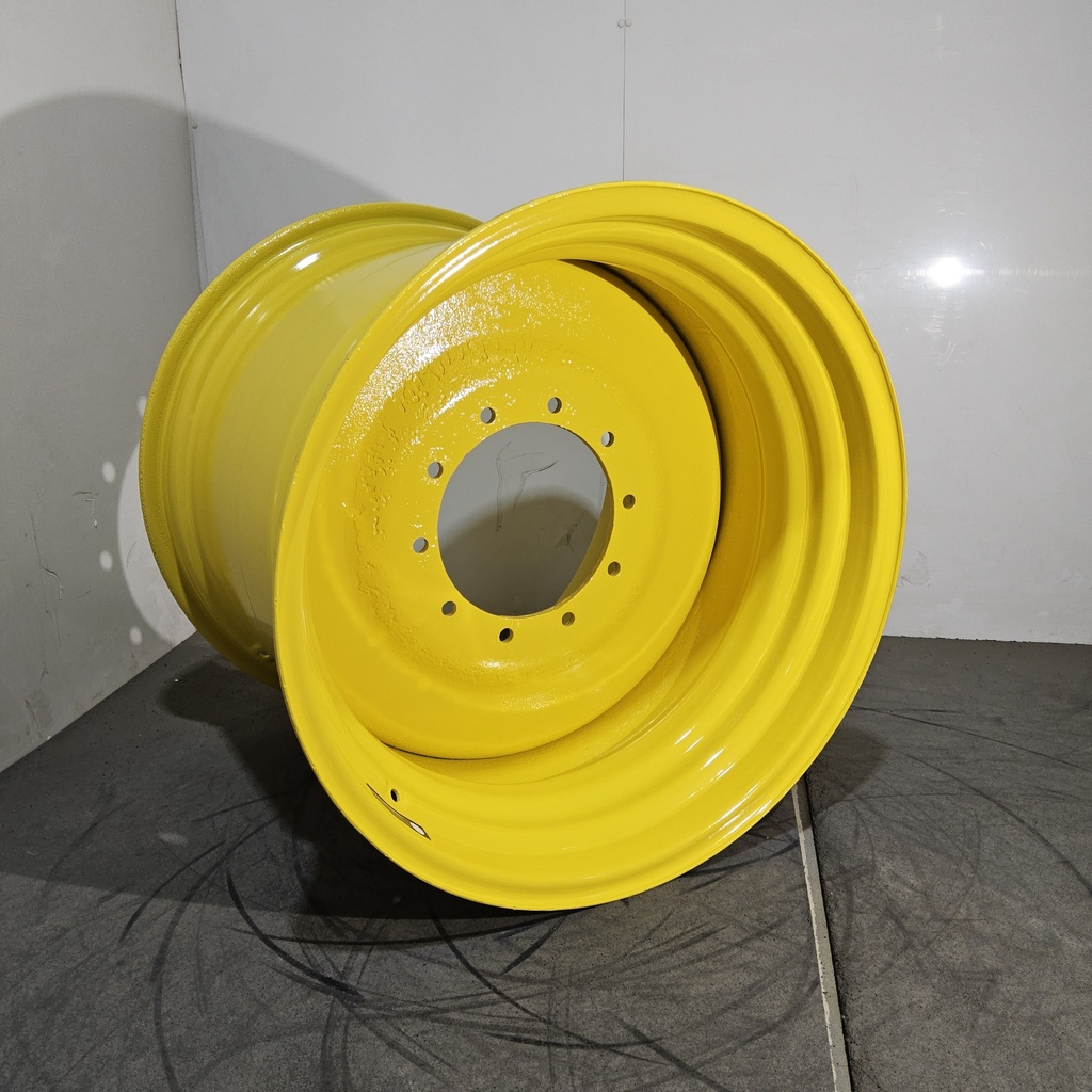 27"W x 32"D, John Deere Yellow 10-Hole Formed Plate
