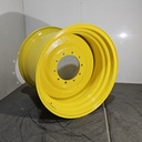 27"W x 32"D, John Deere Yellow 10-Hole Formed Plate
