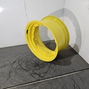 14"W x 28"D, John Deere Yellow 8-Hole Waffle Wheel (Groups of 2 Bolts)