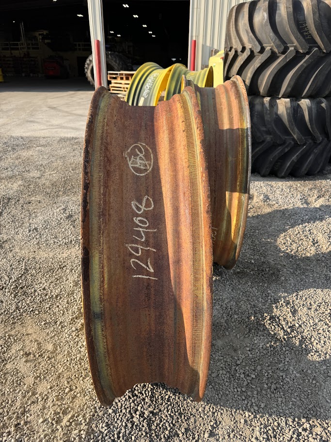 12"W x 50"D, John Deere Yellow 12-Hole Stub Disc