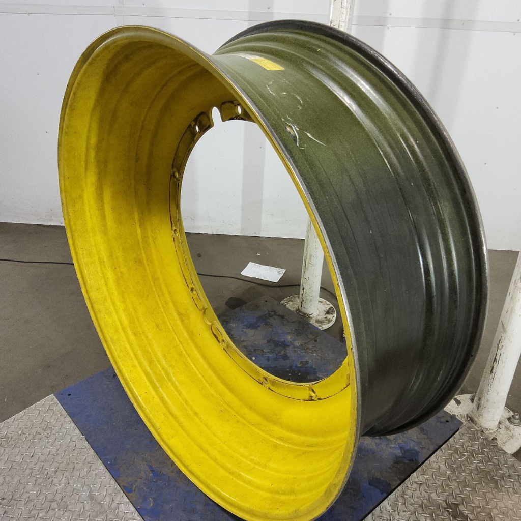 16"W x 46"D, John Deere Yellow 12-Hole Stub Disc