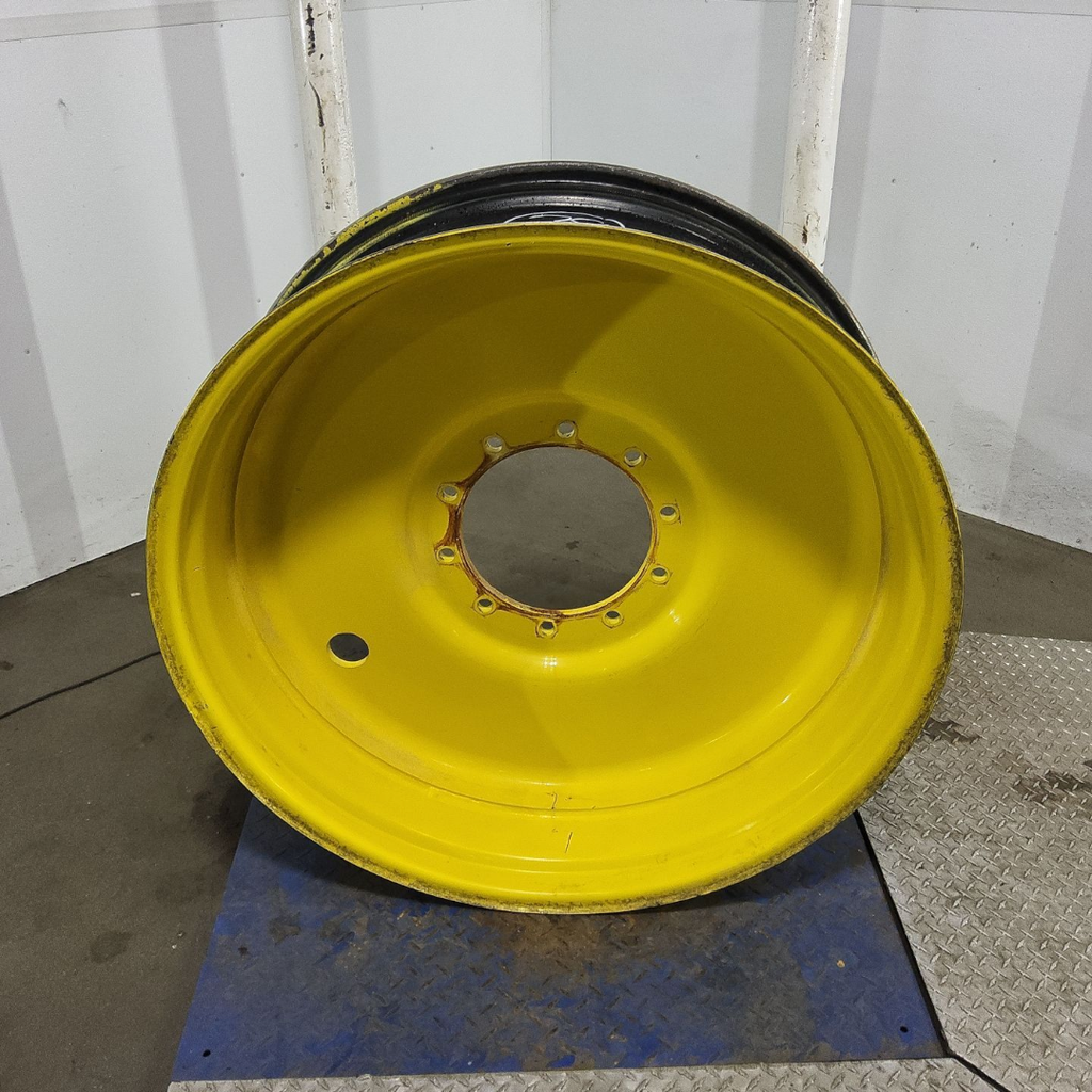 12"W x 38"D, John Deere Yellow 10-Hole Formed Plate