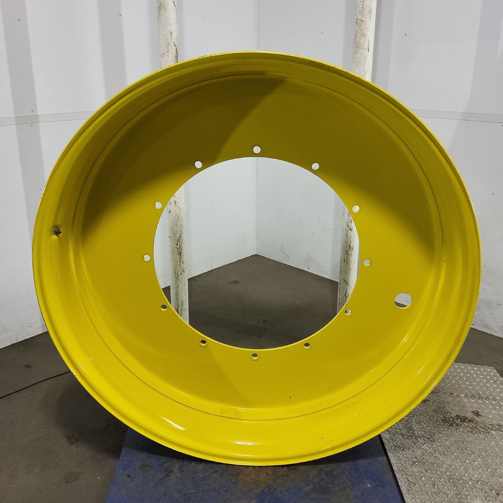 12"W x 54"D, John Deere Yellow 12-Hole Stub Disc