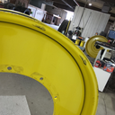 12"W x 54"D, John Deere Yellow 12-Hole Stub Disc