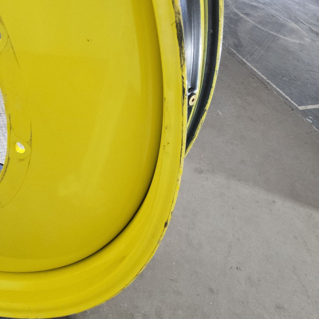 12"W x 54"D, John Deere Yellow 12-Hole Stub Disc