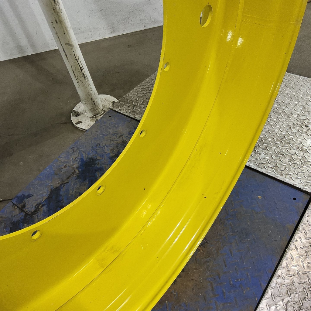 12"W x 54"D, John Deere Yellow 12-Hole Stub Disc