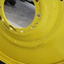 12"W x 54"D, John Deere Yellow 10-Hole Formed Plate