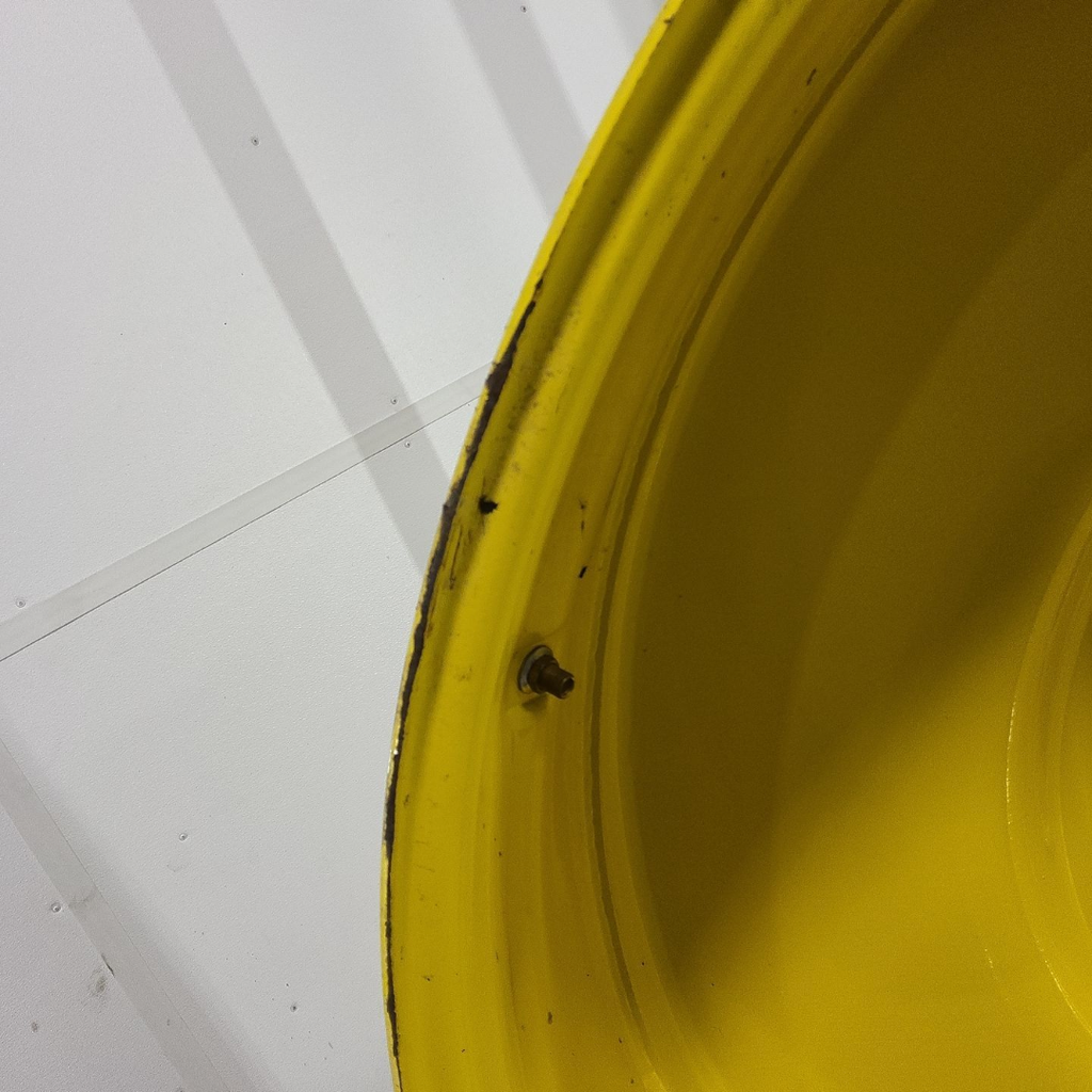 12"W x 54"D, John Deere Yellow 10-Hole Formed Plate